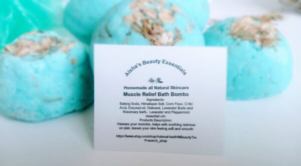 Muscle Relief Bath Bombs